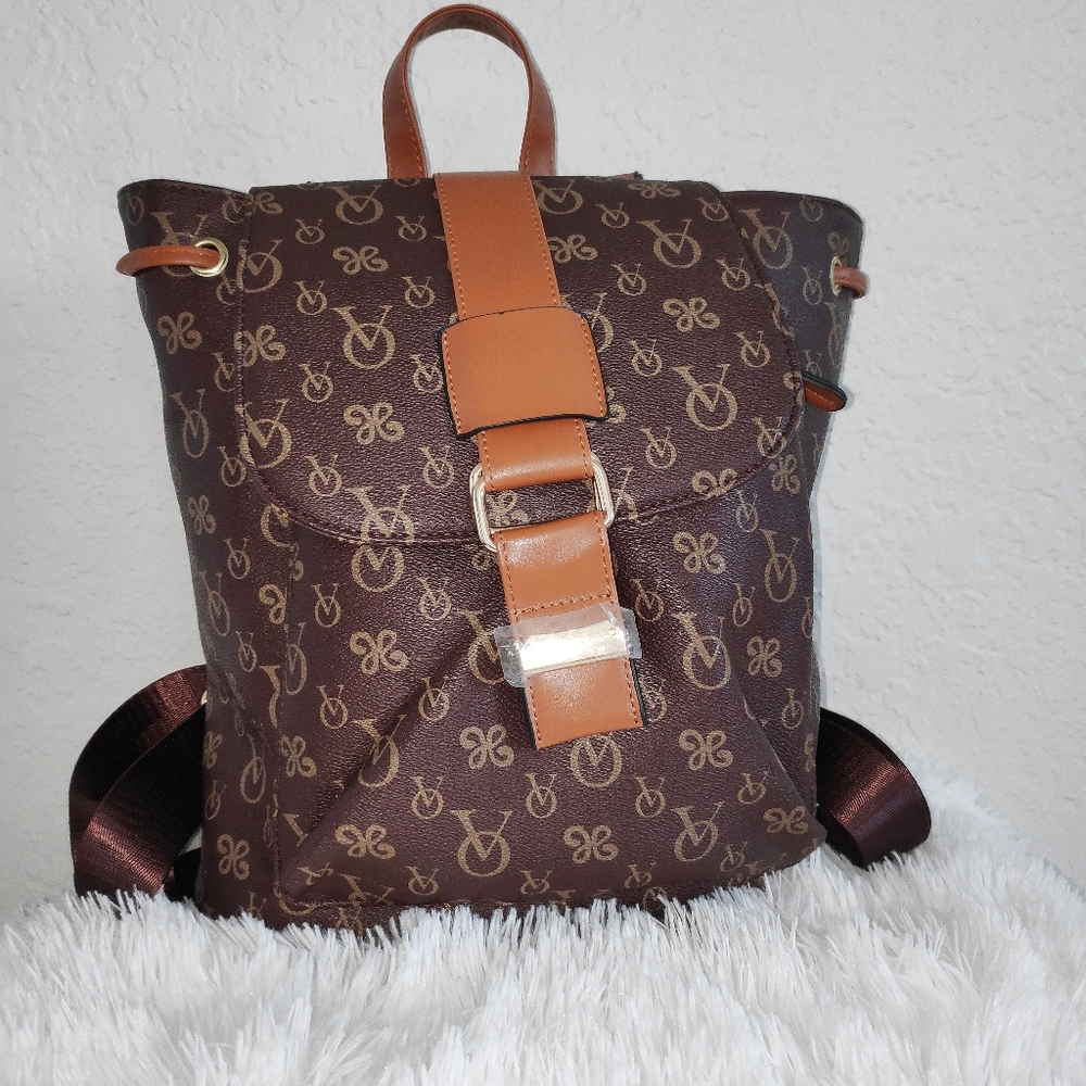 brown medium backpack